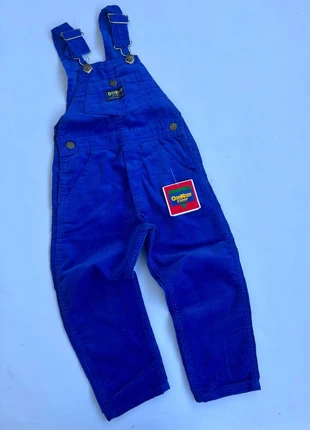 Salopette Oshkosh vintage USA 4A velours côtelé, merk: Oshkosh, staat: Nieuw met prijskaartje, maat: 4 jaar / 104 cm, € 60,00, € 63,70 inclusief Kopersbescherming