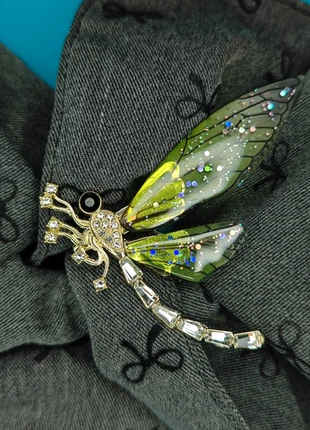 Libellule verte broche, staat: Nieuw zonder prijskaartje, € 7,98, € 9,08 inclusief Kopersbescherming