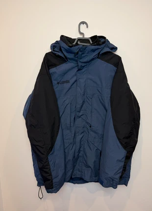 Veste chaude imperméable de ski Columbia bleu et noir intérieur polaire 2 en 1 a capuche Taille XL, marke: Columbia, zustand: Sehr gut, größe: XL, 39,00 €, 41,65 € beinhaltet Vinted-Käuferschutz Pro