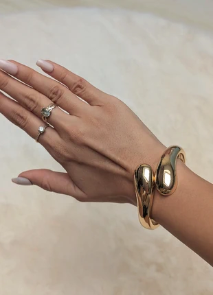 Bracelet jonc doré, brand: Boutique indépendante, condition: New without tags, €12.90, €14.25 includes Buyer Protection