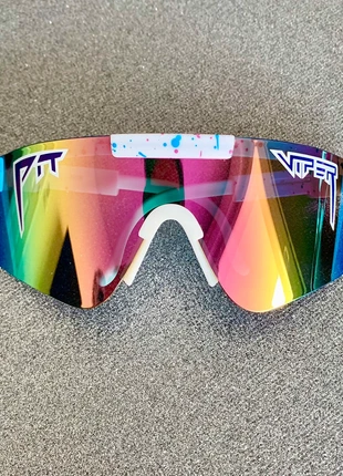 Lunettes de SKI Pit Viper Blanche, Rose et Multicolore Protection (UV400), brand: Pit Viper, condition: Very good, €15.00, €16.45 includes Buyer Protection