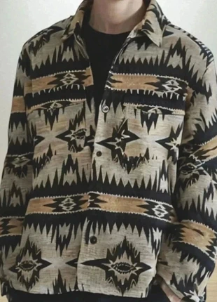 Aztec Pattern Jacket Forever 21 Men XL Navajo Style Overshirt, état: Très bon état, taille: XL, 31,90 €, 34,20 € Protection acheteurs (Pro) incluse
