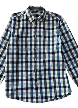 Chemise Ben Sherman manches longues carreaux bleu, blanc, gris | 100% coton | Taille M homme, marke: Ben Sherman, zustand: Sehr gut, größe: M, 4,00 €, 4,90 € inklusive Vinted-Käuferschutz