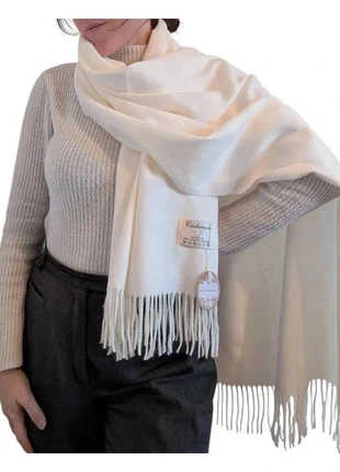 Écharpe #blanche (cachemire et laine), neuve, brand: Cashmere, condition: New with tags, €24.90, €26.85 includes Buyer Protection