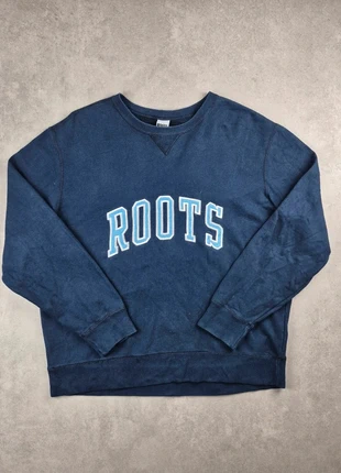 Pull Roots Athletics Sweatshirt Crewneck Col Rond | Bleu Logo Brodé | Taille L Femmes, brand: Roots, condition: Very good, size: L / 40 / 12, €17.00, €18.55 includes Buyer Protection Pro