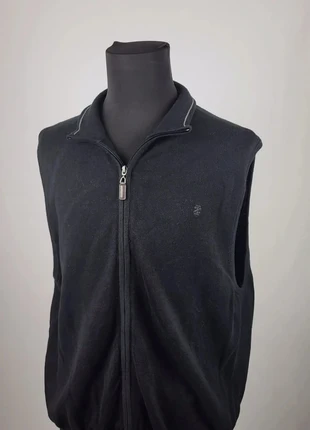 Gilet sans manches IZOD noir coton XL homme zip col montant logo brodé vintage casual classique, brand: IZOD, condizioni: Ottime, taglia: XL, €7.00, €8.05 include la Protezione acquisti Pro
