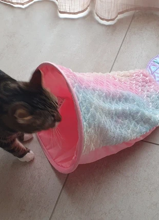 Tunnel pour chat - Mermaid - Sirène, merk: Zoomalia, staat: Nieuw met prijskaartje, € 2,00, € 2,80 inclusief Kopersbescherming