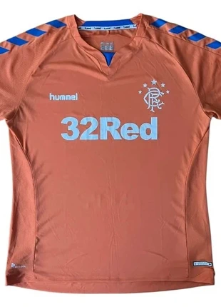 Orange Hummel Rangers FC 2018/19 Away Football Shirt, brand: Hummel, condition: Very good, size: XXL, £24.00, £25.90 includes Buyer Protection Pro