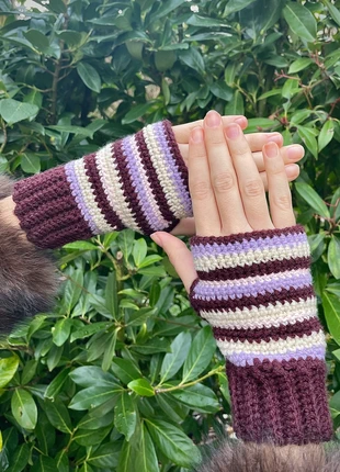 Mitaines crochet fait main, marque: Fait Main, état: Très bon état, taille: Taille unique, 12,00 €, 13,30 € Protection acheteurs incluse