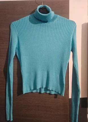 Pull col roulé bleu, condizioni: Nuovo senza cartellino, taglia: M / IT 42 / EU 38, €5.00, €5.95 include la Protezione acquisti