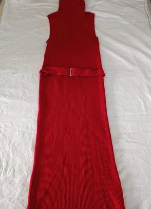Robe rouge sans manches cole roulée et ceinture à la taille, marque: Miss Selfridge, état: Neuf sans étiquette, taille: M / 38 / 10, 4,50 €, 5,43 € Protection acheteurs incluse