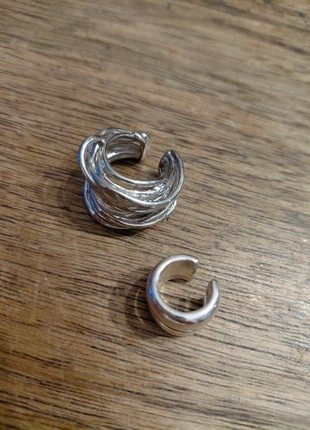 Lot Earcuff en acier inoxydable argenté, marque: Boutique indépendante, état: Neuf avec étiquette, 13,00 €, 14,35 € Protection acheteurs incluse