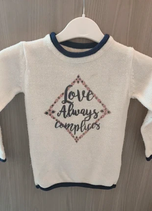 Pull fille Complice – Taille 3 ans / 98 cm, marque: Maison, état: Bon état, taille: 3 ans / 98 cm, 1,00 €, 1,75 € Protection acheteurs incluse