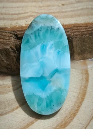 Cabochon larimar en pierre naturelle, marque: lythoterapie, état: Neuf sans étiquette, 16,00 €, 17,50 € Protection acheteurs incluse