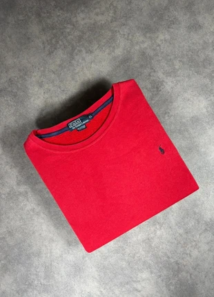 Pull Sans Capuche Crewneck | Sweat-shirt Polo Ralph Lauren Rouge Taille XL, brand: Ralph Lauren, condition: Very good, size: XL, €48.90, €52.05 includes Buyer Protection