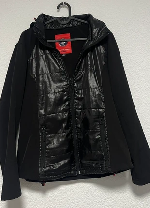 Chaqueta térmica negra Weather Tamer acolchada con forro polar invierno - Talla L, marca: Weathertamer, estado: Muito bom, tamanho: L / 40 / 12, €17.00, €18.55 inclui Proteção do Comprador