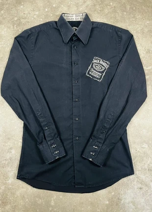 Chemise Jack Daniel's homme noir Tennessee Whiskey logo brodé blanc - taille M, marke: Jack Daniel's, zustand: Sehr gut, größe: M, 4,00 €, 4,90 € inklusive Vinted-Käuferschutz