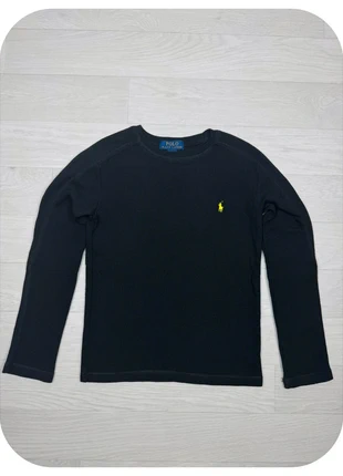 Pull léger noir col rond en maille gaufré Ralph Lauren Taille 8 ans, marque: Ralph Lauren, état: Très bon état, taille: 8 ans / 128 cm, 22,00 €, 23,80 € Protection acheteurs (Pro) incluse