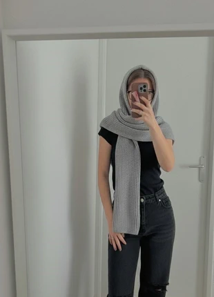 Écharpe capuche grise, marque: Lune & Lin, état: Très bon état, 14,90 €, 16,35 € Protection acheteurs incluse