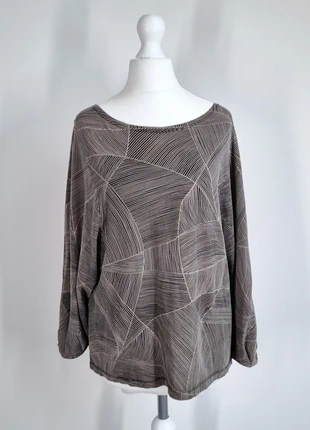 Gudrun Sjoden Blouse Top Small Dolman Sleeves Lyocell Geometric Print Jersey, brand: Gudrun Sjödén, condition: Very good, size: S / 8, £23.00, £24.85 includes Buyer Protection