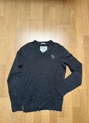 Pull col V gris taille S homme, marque: Abercrombie & Fitch, état: Très bon état, taille: S, 8,00 €, 9,10 € Protection acheteurs incluse