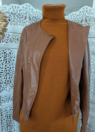 Perfecto femme en cuir véritable – Jacqs Leather – Taille S – Camel doux – Réf. Autine, brand: jacqs leather, condizioni: Ottime, taglia: S / IT 40 / EU 36, €49.99, €53.19 include la Protezione acquisti Pro