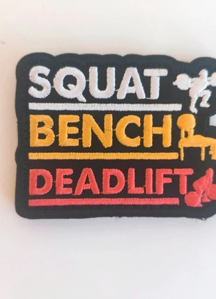 Velcro Patch Squat Bench Deadlift, marca: NO LABEL, estado: Novo com etiquetas, €6.00, €7.00 inclui Proteção do Comprador