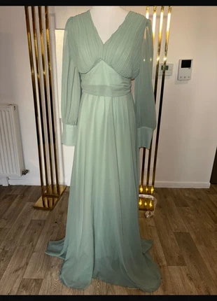 Robe fluide vert sauge, condition: Very good, size: XL / 42 / 14, €38.00, €40.60 includes Buyer Protection