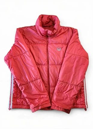 Doudoune Adidas Rouge trois bandes blanches - Taille L/40, marca: adidas, estado: Novo sem etiquetas, tamanho: L / 40 / 12, €24.00, €25.90 inclui Proteção do Comprador