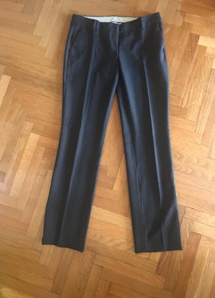 Pantalone sartoriale grigio tg 44-Elegant Grey Pinstripe Tailored Trousers – Made in Italy – Size L, marke: Glamour, zustand: Sehr gut, größe: L / 40 / 12, 12,00 €, 13,30 € inklusive Vinted-Käuferschutz