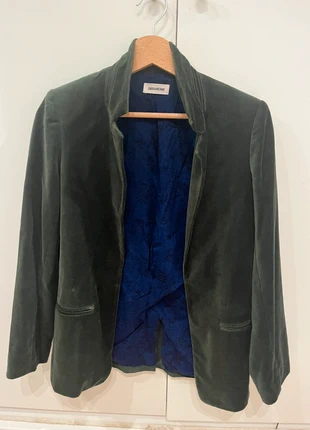 Americana terciopelo, brand: Zadig & Voltaire, condizioni: Nuovo senza cartellino, taglia: XS / IT 38 / EU 34, €90.00, €95.20 include la Protezione acquisti