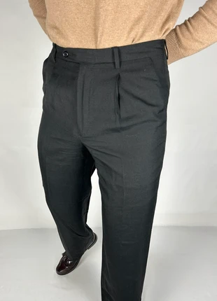 Pantalon de costume noir à pinces - coupe droite vintage 80s | taille haute fr38, marque: Vintage Dressing, état: Très bon état, taille: W28 | FR 38, 29,90 €, 32,10 € Protection acheteurs (Pro) incluse