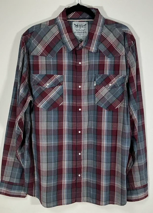 Levi’s Western Style Plaid Shirt – XL, brand: Levi's, condition: Very good, size: XL, £11.99, £13.29 includes Buyer Protection