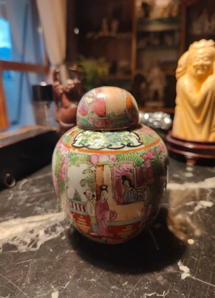 Ginger Jar Cinese Dipinta a Mano – Stile Famille Rose – Porcellana Vintage con Marchio, marque: Rare, état: Bon état, 37,70 €, 40,29 € Protection acheteurs incluse