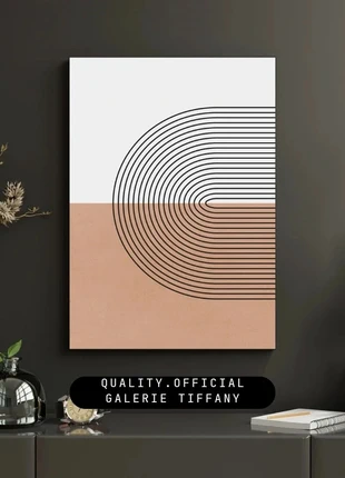 Affiche – Design abstrait géométrique, marke: Fait Main, zustand: Sehr gut, 10,00 €, 11,20 € beinhaltet Vinted-Käuferschutz Pro