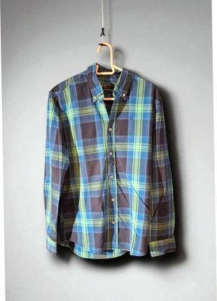 Chemise à carreaux bleus et verts Jules – Taille M (Che1), marke: Jules, zustand: Sehr gut, größe: M, 4,00 €, 4,90 € inklusive Vinted-Käuferschutz