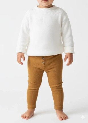 Leggings jaune moutarde, brand: Kiabi, condition: Very good, size: 9-12 months / 74 cm, €2.00, €2.80 includes Buyer Protection