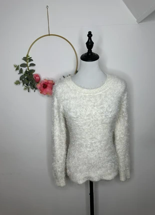 pull blanc crème « moumoute » doux elisa amoreine taille l/xl, marque: Elisa Immagine, état: Très bon état, taille: L / 40 / 12, 6,00 €, 7,00 € Protection acheteurs incluse