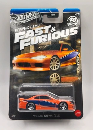 Hot Wheels Nissan Silvia S15 Fast n Furious, brand: Hot Wheels, condizioni: Nuovo con cartellino, taglia: 3 anni / 98 cm, €5.00, €5.95 include la Protezione acquisti Pro