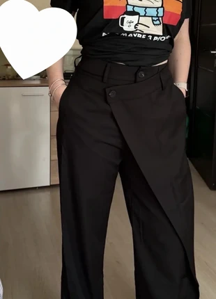 Pantalon chic portefeuille asymétrique oversize, condition: New without tags, size: XL / 42 / 14, €39.00, €41.65 includes Buyer Protection
