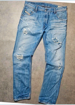 Jeans coupe droite krayver diesel y2k bleu w31L30 homme, marke: Diesel, zustand: Sehr gut, größe: W31 | DE 46, 17,90 €, 19,50 € inklusive Vinted-Käuferschutz