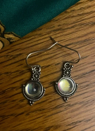Vintage Victorian moonstone style earrings, condition: New without tags, £3.65, £4.53 includes Buyer Protection