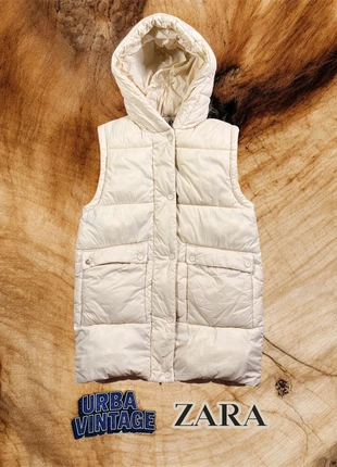 Chaleco Acolchado Zara Puffer Vest Beige 00’s Vintage Oversize Premium Quality, marque: Zara, état: Très bon état, taille: L, 6,95 €, 8,00 € Protection acheteurs incluse