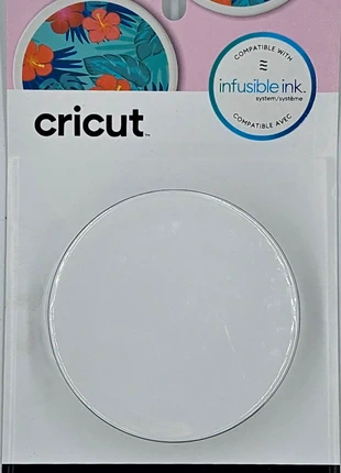 Cricut Round Ceramic Coaster Blanks (4)., brand: Cricut, condition: New with tags, £5.00, £5.95 includes Buyer Protection Pro