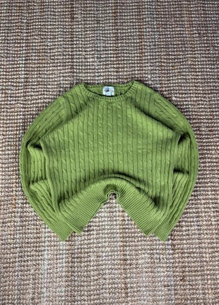 Pull Col Rond Vert Torsadé Vintage Funky Knitwear, Cable Knit Sweater Taille M, brand: Vintage Dressing, condition: Very good, size: M / 38 / 10, €20.00, €21.70 includes Buyer Protection Pro