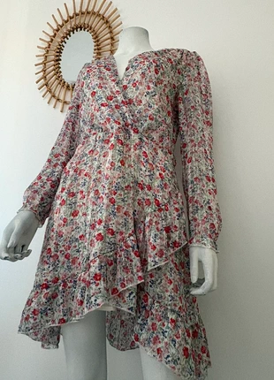 Superbe Robe Peace & Love – Taille S/M – Manches Longues – Motif Fleuri Bohème, marque: Peace n' Love, état: Très bon état, taille: M / 38 / 10, 11,99 €, 13,29 € Protection acheteurs incluse