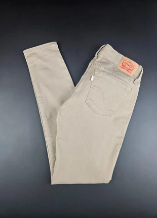 Jean Levi's 710 beige femme taille haute super Skinny W27, marca: Levi's, estado: Muy bueno, tamaño: L / 40 / 12, 17,50 €, 19,08 € Protección al comprador incluida