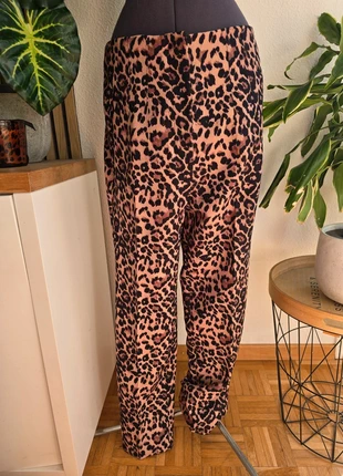 Pantalon de tailleur imprimé léopard taille haute - Zara - Taille L - 40/42, marque: Zara, état: Très bon état, taille: L / 40 / 12, 15,00 €, 16,45 € Protection acheteurs incluse