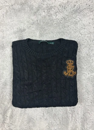 Pull sweat torsadé Ralph Lauren taille L pour femme logo brodé, marque: Lauren Ralph Lauren, état: Très bon état, taille: L / 40 / 12, 25,00 €, 26,95 € Protection acheteurs incluse