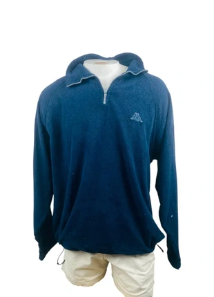 Polaire 1/4 Zip Bleu Foncé KAPPA – Taille L, marque: Kappa, état: Très bon état, taille: L, 10,00 €, 11,20 € Protection acheteurs (Pro) incluse